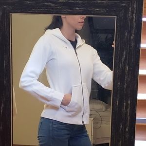 Nike white hoodie jacket